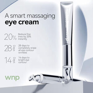WNP Multi-Peptide Firming Electronic Massaging Eye Cream Firm Brighten Depuff